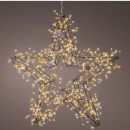 Stella luminosa con microled warm