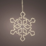 Fiocco di neve con microled per