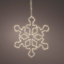 Fiocco di neve con microled per