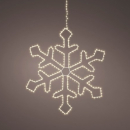 Fiocco di neve con microled per