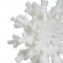 Fiocco di neve da appendere in 3D diametro 9cm