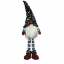 Gnomo con calze a righe h 58cm