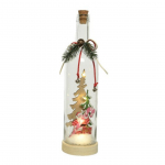 Bottiglia luminosa con soggetti