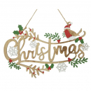 Scritta Christmas h 19,50cm