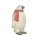Pinguino con la sciarpa h 40cm