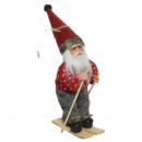 Babbo Natale sciatore da appendere