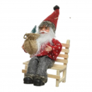 Babbo Natale sciatore da appendere