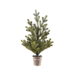 Mini albero luminoso warm white con vaso h 45cm