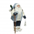 Babbo Natale vestito azzurro