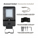 Lampione a carica solare 15W 1600lm
