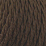 Cavo treccia 2x0.75 Marrone