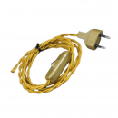 Cavo 2x075 oro con interruttore