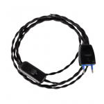 Cavo 2x075 nero con interruttore