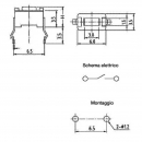 Microinterruttore 6X3,5X4,3mm