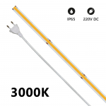 Striscia Led cob IP65 3000K 220V