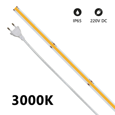 Striscia Led cob IP65 3000K 220V