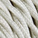 Cavo treccia 2x0.75 Avorio