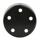 Rosone multiforo 5 fori nero d.100