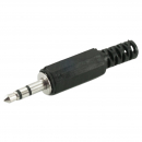 Spina Jack 3,5mm con stereo con guidacavo