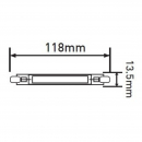 Lampadina R7S Led 8Watt 118mm