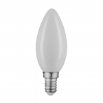 Lampadina led oliva E14 2700K 6W 230V filament opale