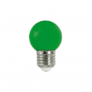 Lampadina led E27 1W 230V verde