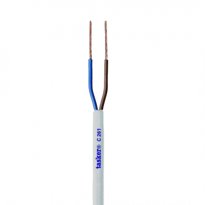 Cavo C261 sezione 2x0,75 bianco