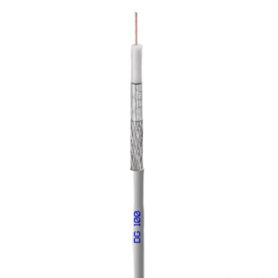 Cavo coassiale DG100 Cavel BIANCO