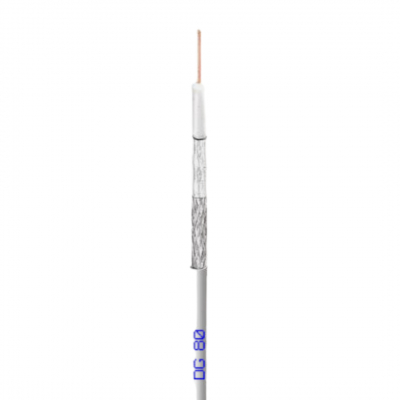 Cavo coassiale DG80 BIANCO