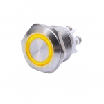Pulsante antivandalo 24V Giallo