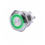 Pulsante antivandalo 24V Verde