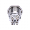 Pulsante antivandalo 24V Bianco