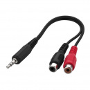 Cavo audio mini-Jack 3,5St 2pr rca