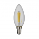 Lampadina led E14 4W 400 lumen filamento dimmerabile