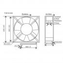 Ventola 120X120X38 115V