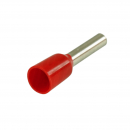 Terminale a bussola cavo 1,5mm rosso preisolato AWG16 rosso 100pz