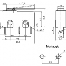 Microswitch Leva17mm on-on