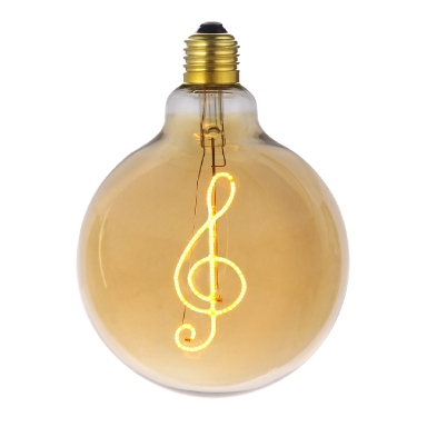 Lampada con nota musicale 4W E27