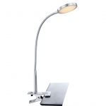 Faretto a pinza alluminio cromo Led