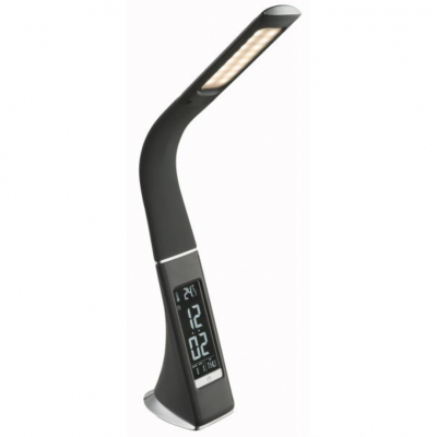 Lampada da tavolo grigia, 1 Led