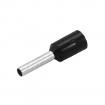 Terminale a bussola cavo 1,5mm nero