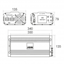 Inverter 1000W ingresso 24V out 230V