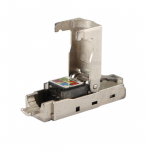 Spina modulare RJ45 8P8C Cat.6A schermata per cavo rigido e flessib.