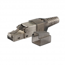 Spina modulare RJ45 8P8C Cat.6A schermata per cavo rigido e flessib.