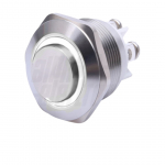 Pulsante antivandalo 24V 16mm bianco