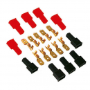 Kit Faston maschio+coprifaston 4,8mm confezione 20 pezzi