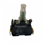 Elemento retroilluminato verde 22mm