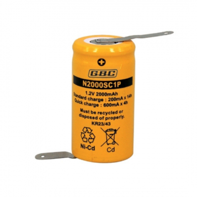 Batteria Ni-Cd 2000mAh SC