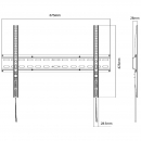 Supporto universale per TV 32-80" max 35Kg. ELB-2380