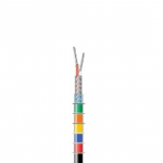Cavo microfonico 2x0.35mm nero